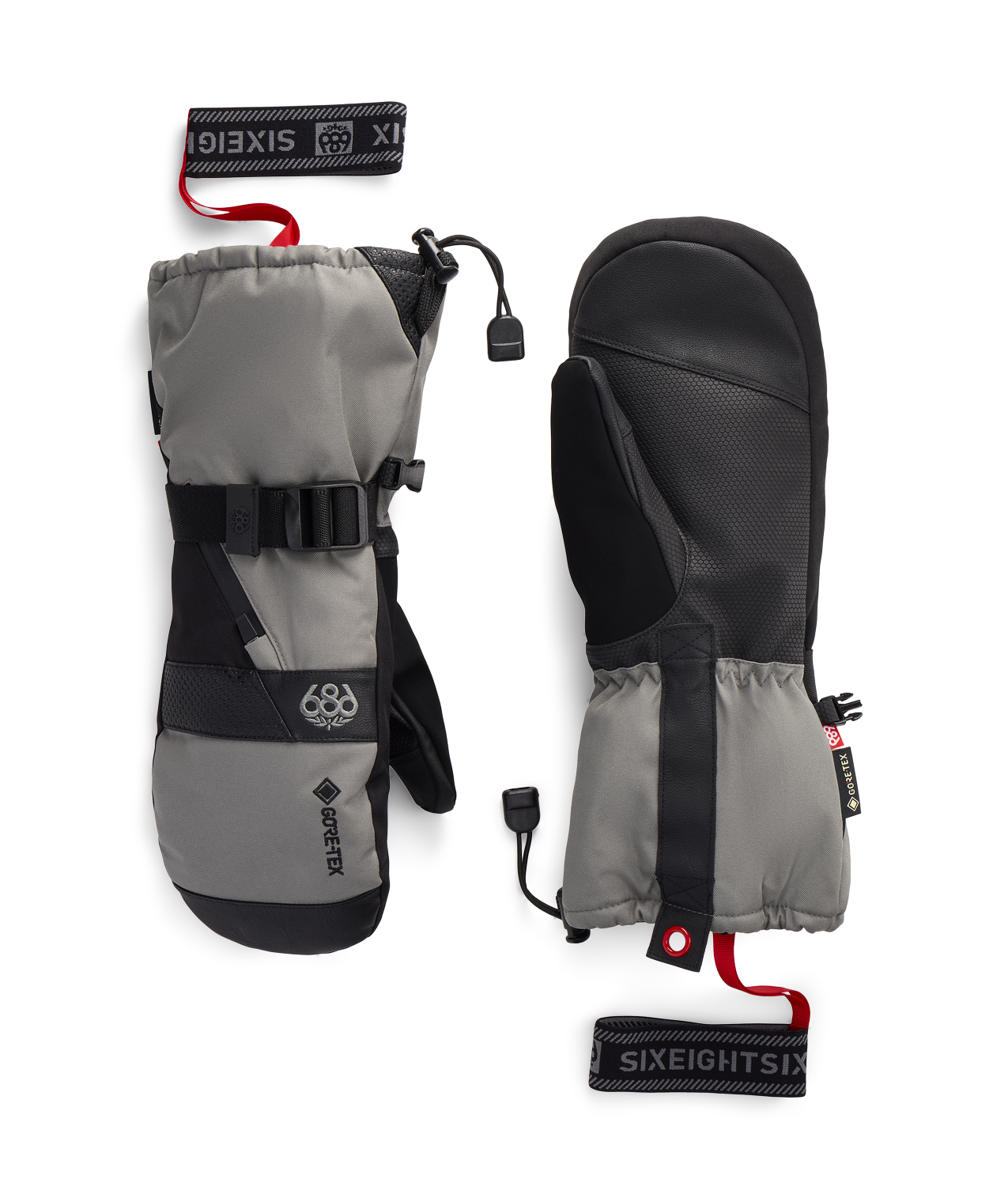 MENS GORE-TEX SMARTY® 3-in-1 GAUNTLET MITT - CHARCOAL