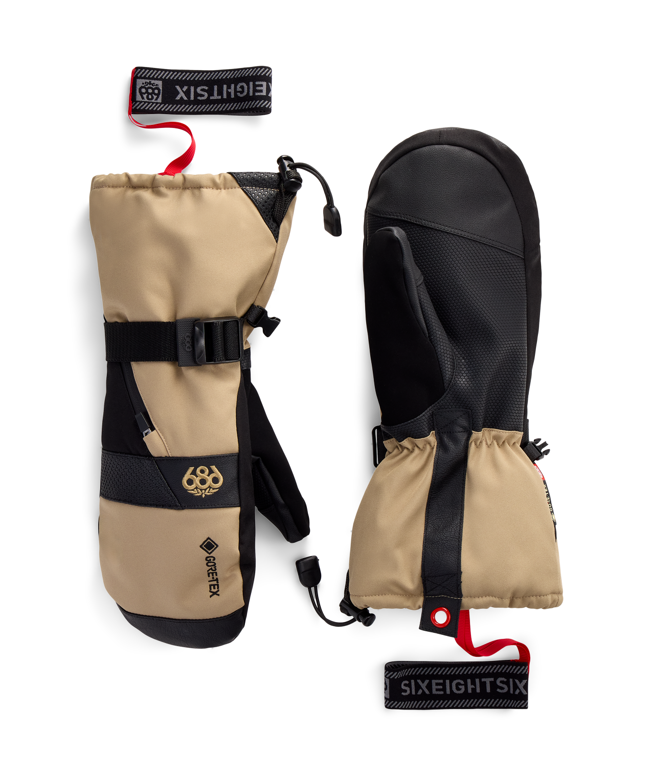 MENS GORE-TEX SMARTY® 3-in-1 GAUNTLET MITT - KHAKI