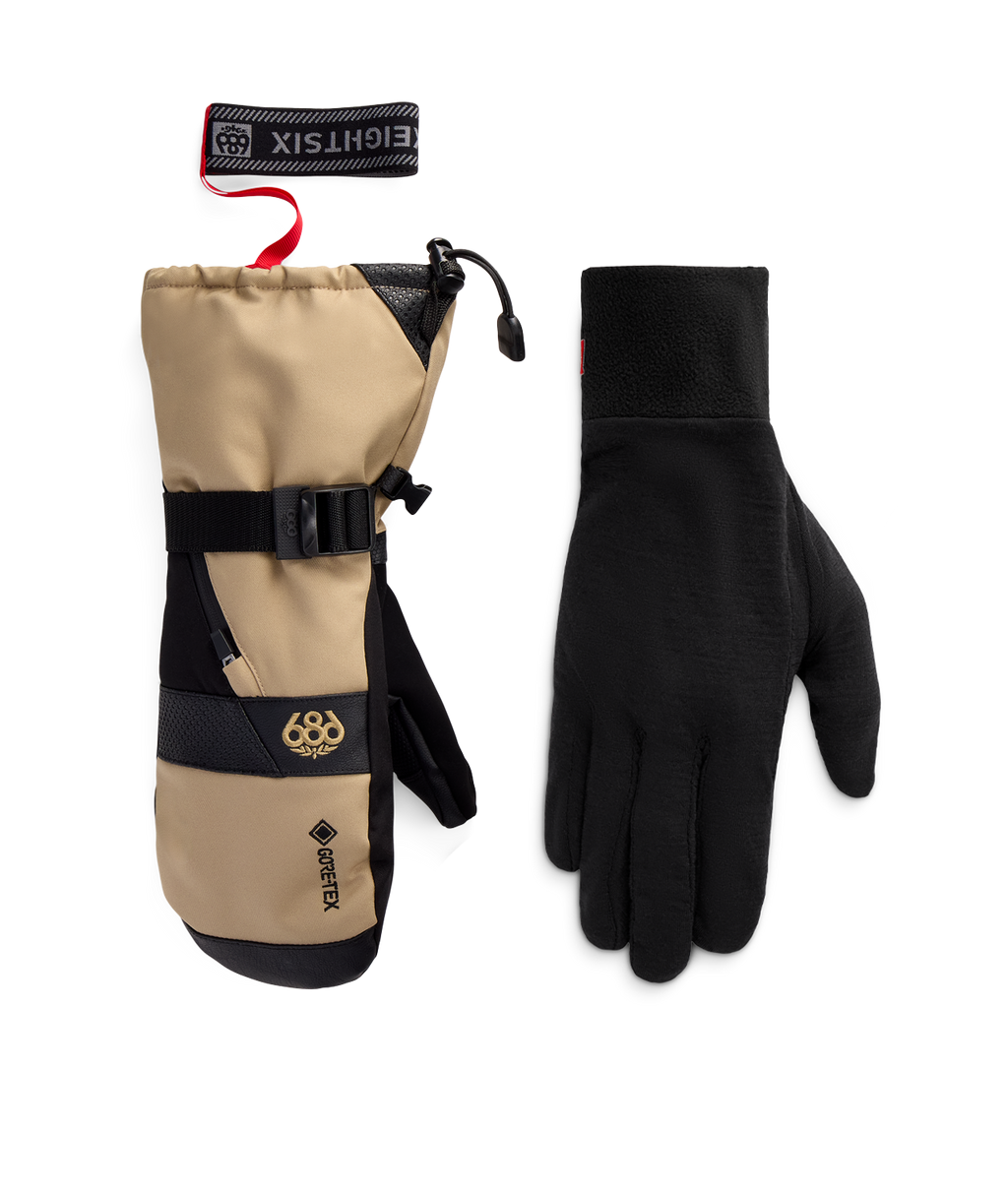 MENS GORE-TEX SMARTY® 3-in-1 GAUNTLET MITT - KHAKI