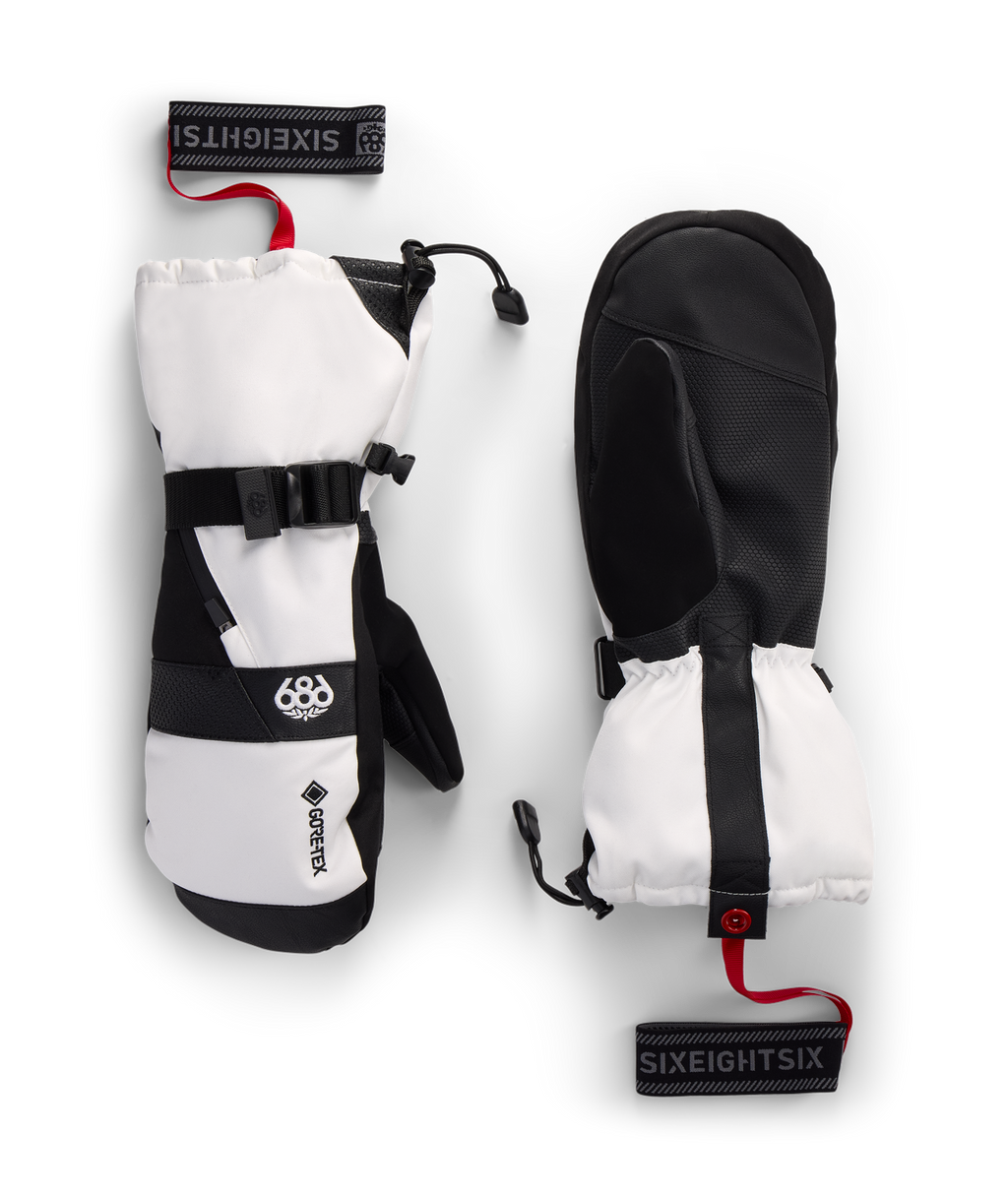 MENS GORE-TEX SMARTY® 3-in-1 GAUNTLET MITT - WHITE