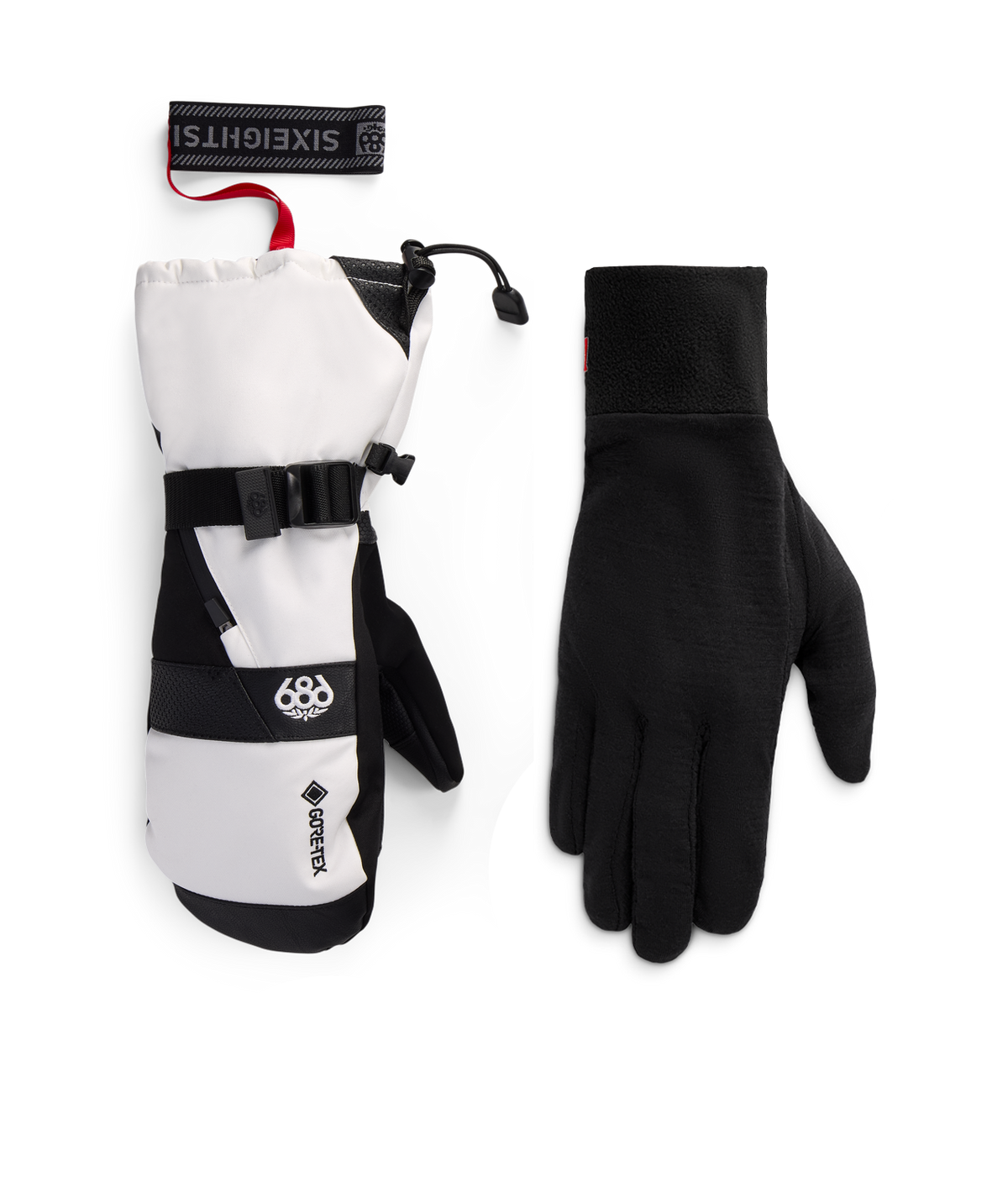 MENS GORE-TEX SMARTY® 3-in-1 GAUNTLET MITT - WHITE