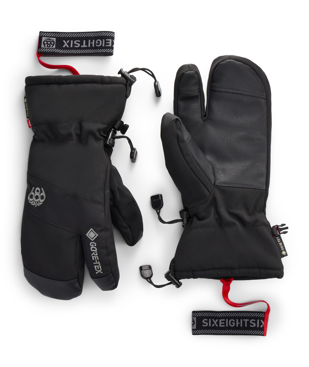 MENS GORE-TEX LINEAR™ TRIGGER MITT - BLACK