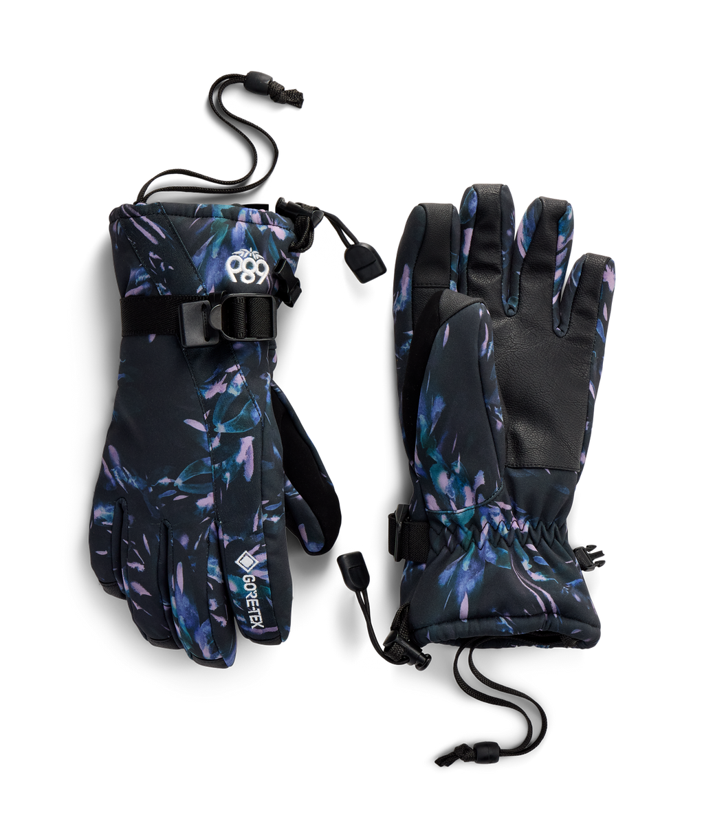 WOMENS GORE-TEX LINEAR™ GLOVE - BLACK FLORAL