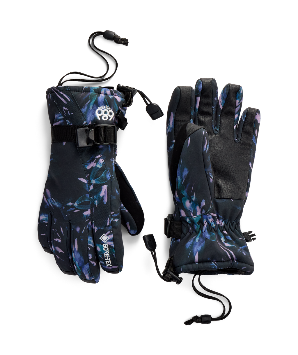 WOMENS GORE-TEX LINEAR™ GLOVE - BLACK FLORAL