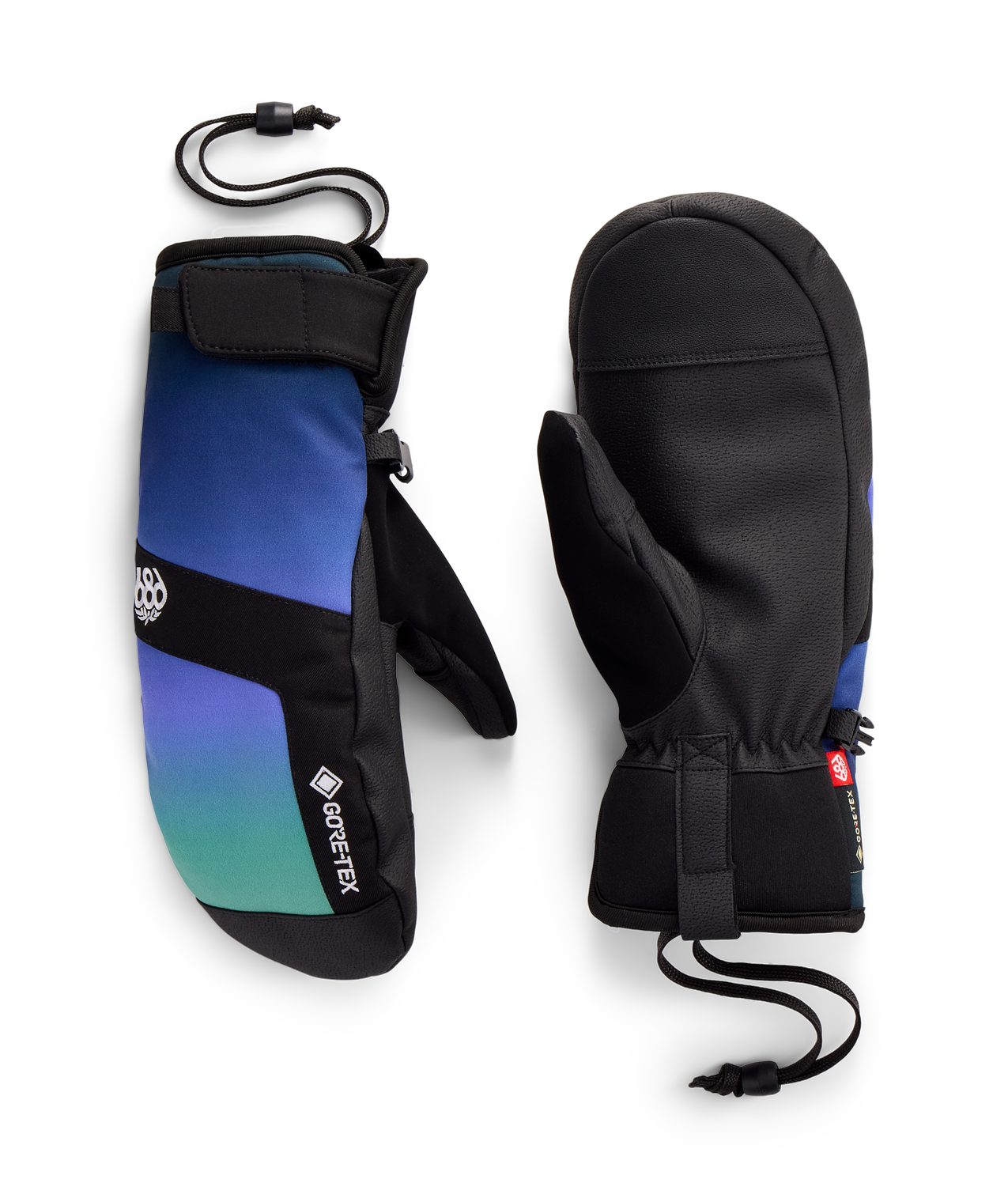 WOMENS GORE-TEX LINEAR™ UNDER CUFF MITT - ALPENGLOW BLUE GRADIENT
