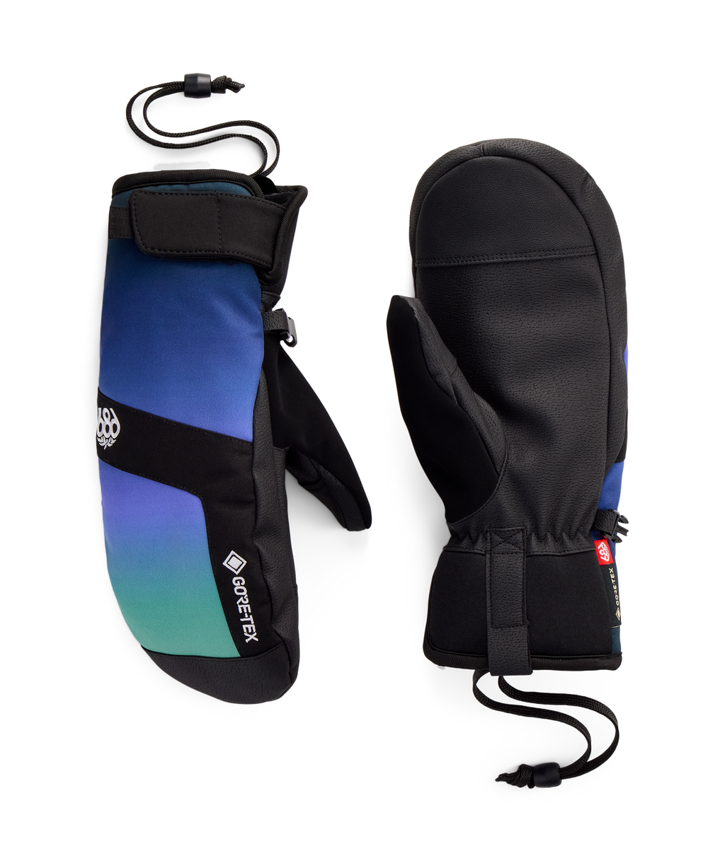 WOMENS GORE-TEX LINEAR™ UNDER CUFF MITT - ALPENGLOW BLUE GRADIENT