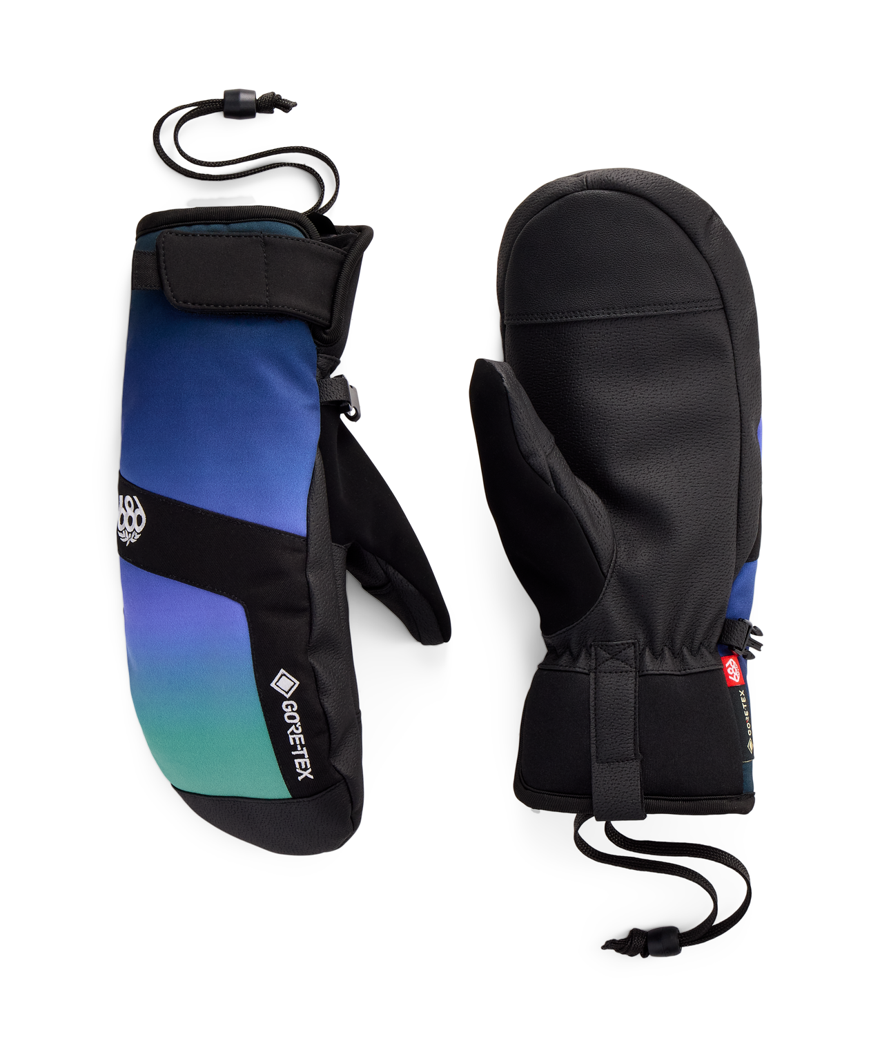 WOMENS GORE-TEX LINEAR™ UNDER CUFF MITT - ALPENGLOW BLUE GRADIENT