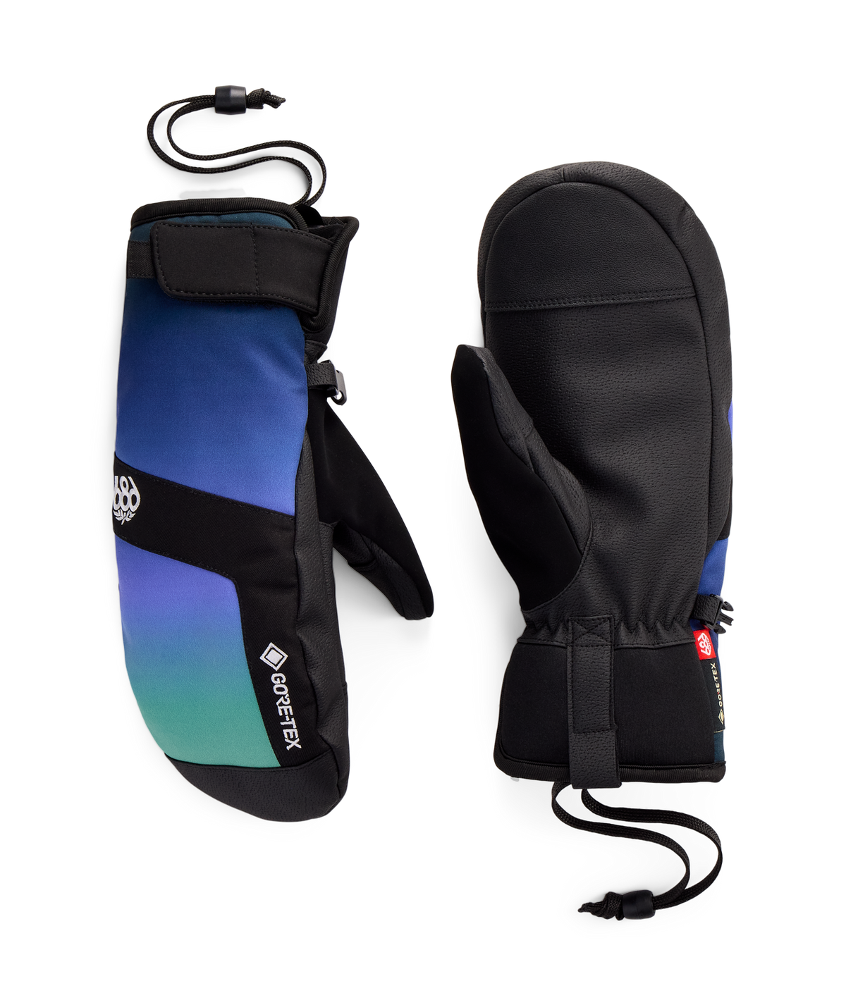 WOMENS GORE-TEX LINEAR™ UNDER CUFF MITT - ALPENGLOW BLUE GRADIENT
