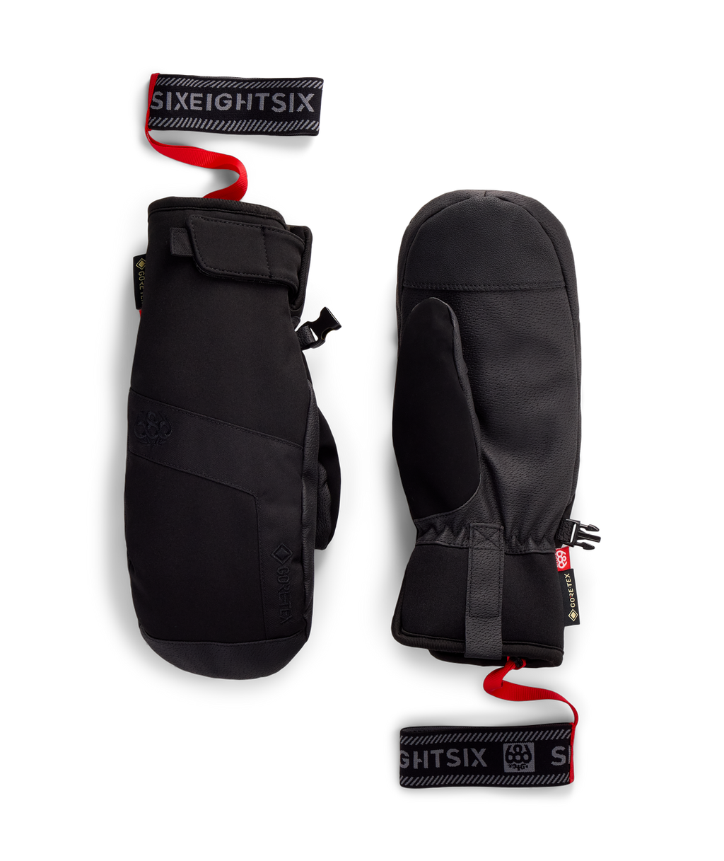 WOMENS GORE-TEX LINEAR™ UNDER CUFF MITT - BLACK