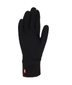 WOMENS MERINO WOOL GLOVE LINER - BLACK HEATHER