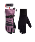 WOMENS GORE-TEX SMARTY® 3-in-1 GAUNTLET GLOVE - BLACK PLUM