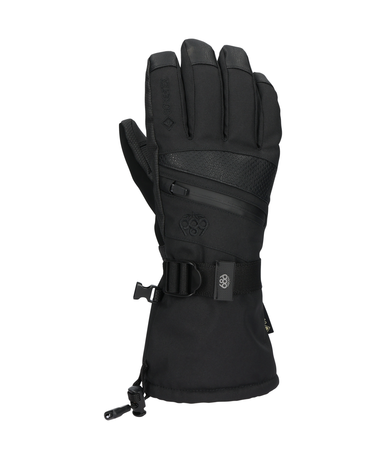 WOMENS GORE-TEX SMARTY® 3-in-1 GAUNTLET GLOVE - BLACK