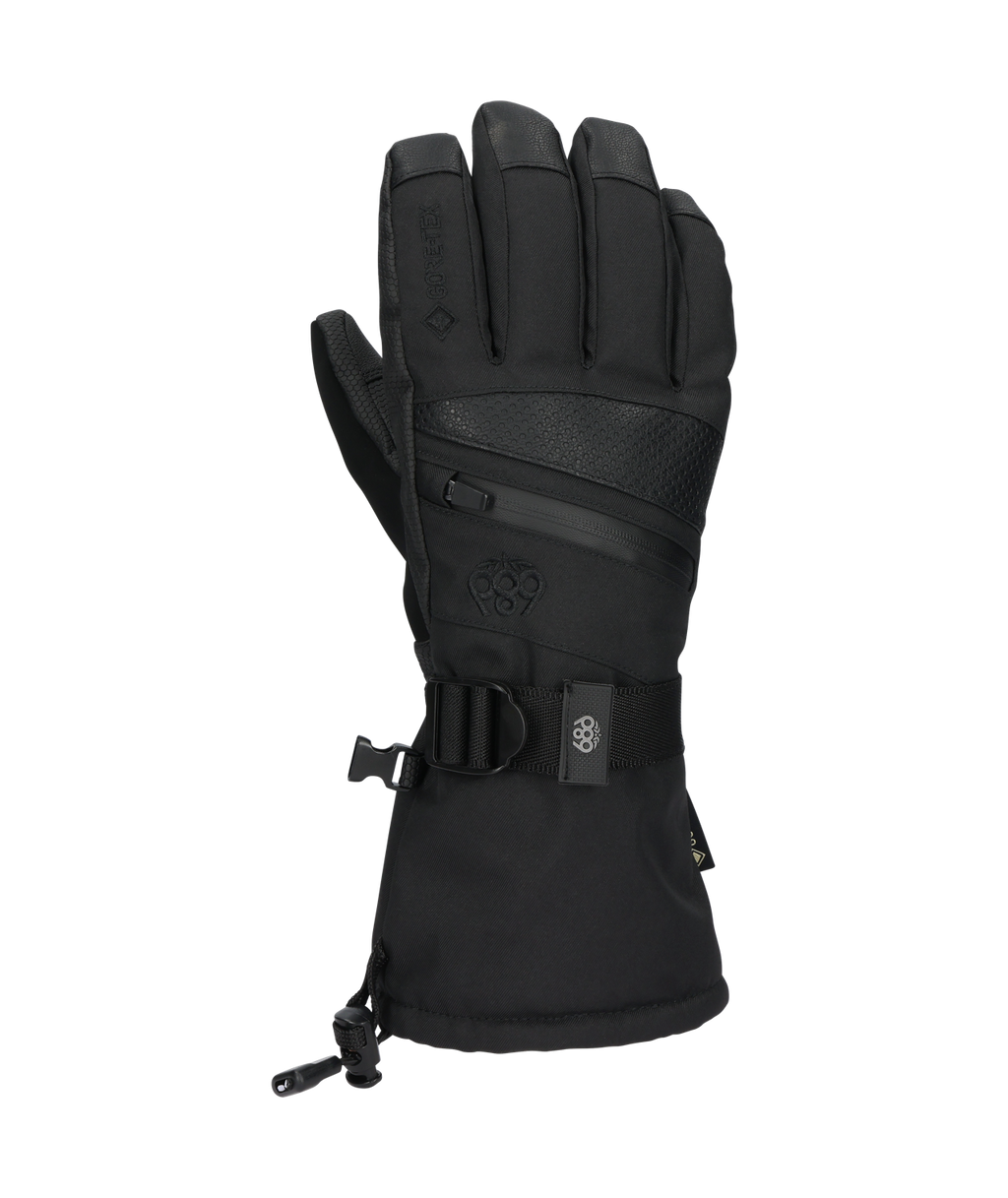 WOMENS GORE-TEX SMARTY® 3-in-1 GAUNTLET GLOVE - BLACK