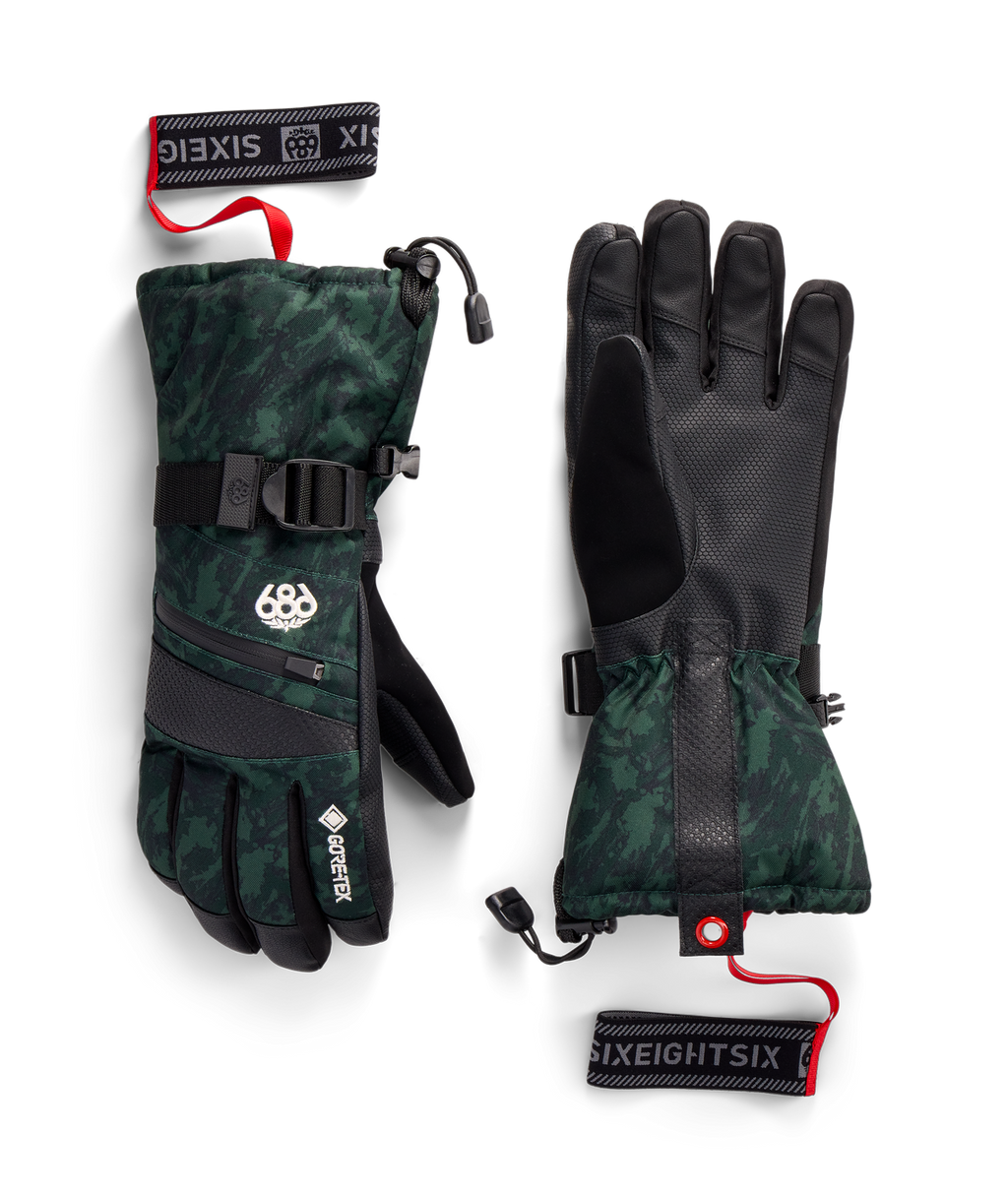 WOMENS GORE-TEX SMARTY® 3-in-1 GAUNTLET GLOVE - MOSS SCRATCH CAMO