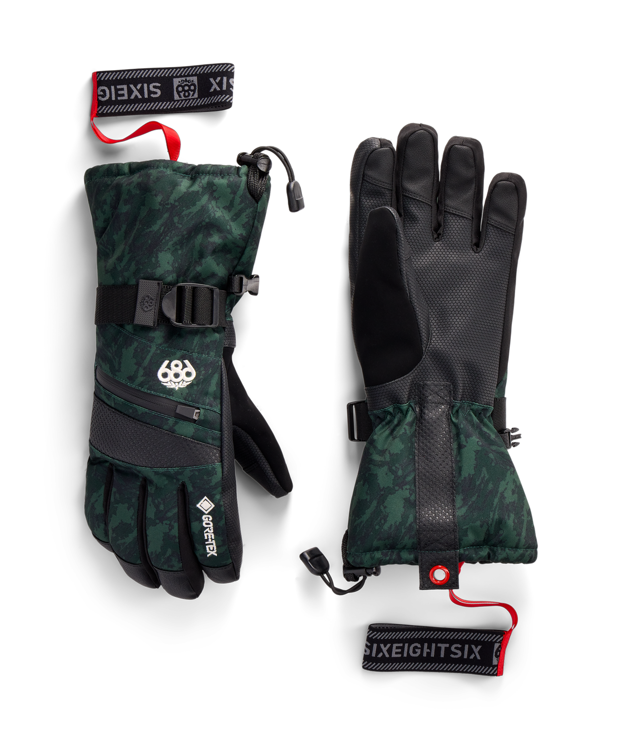 WOMENS GORE-TEX SMARTY® 3-in-1 GAUNTLET GLOVE - MOSS SCRATCH CAMO