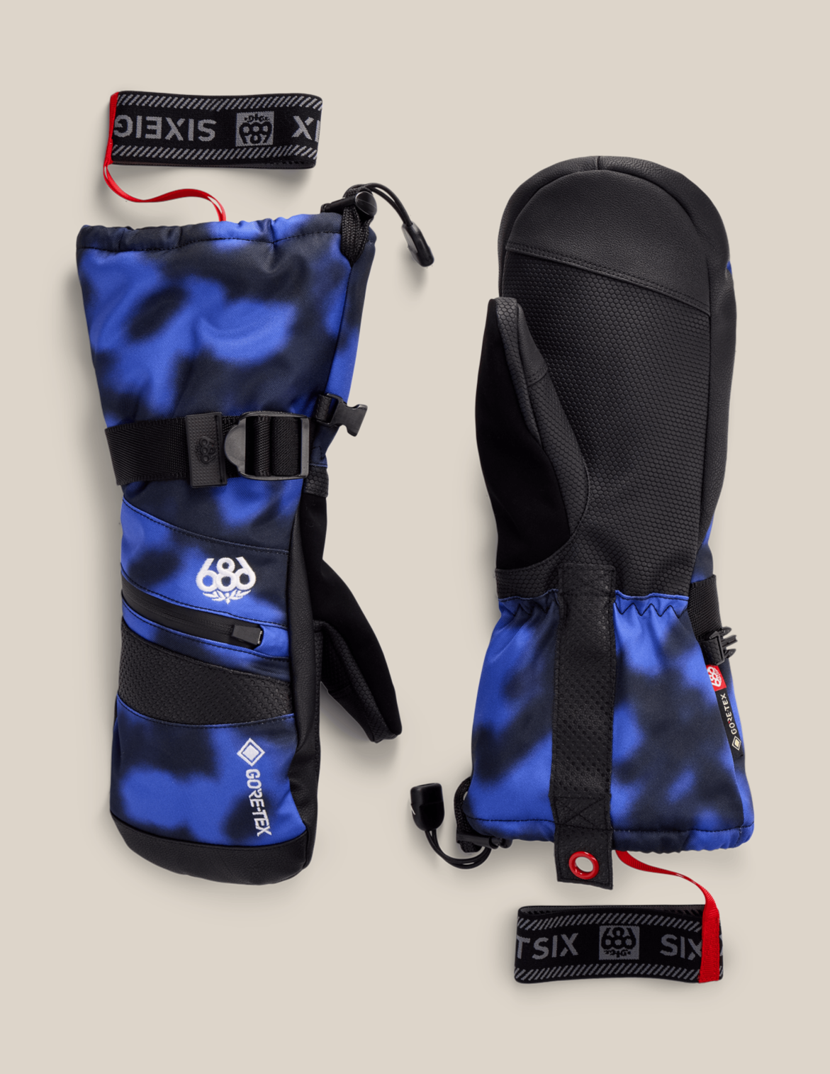 WOMENS GORE-TEX SMARTY® 3-in-1 GAUNTLET MITT - ALPENGLOW BLUE DARK SKIES