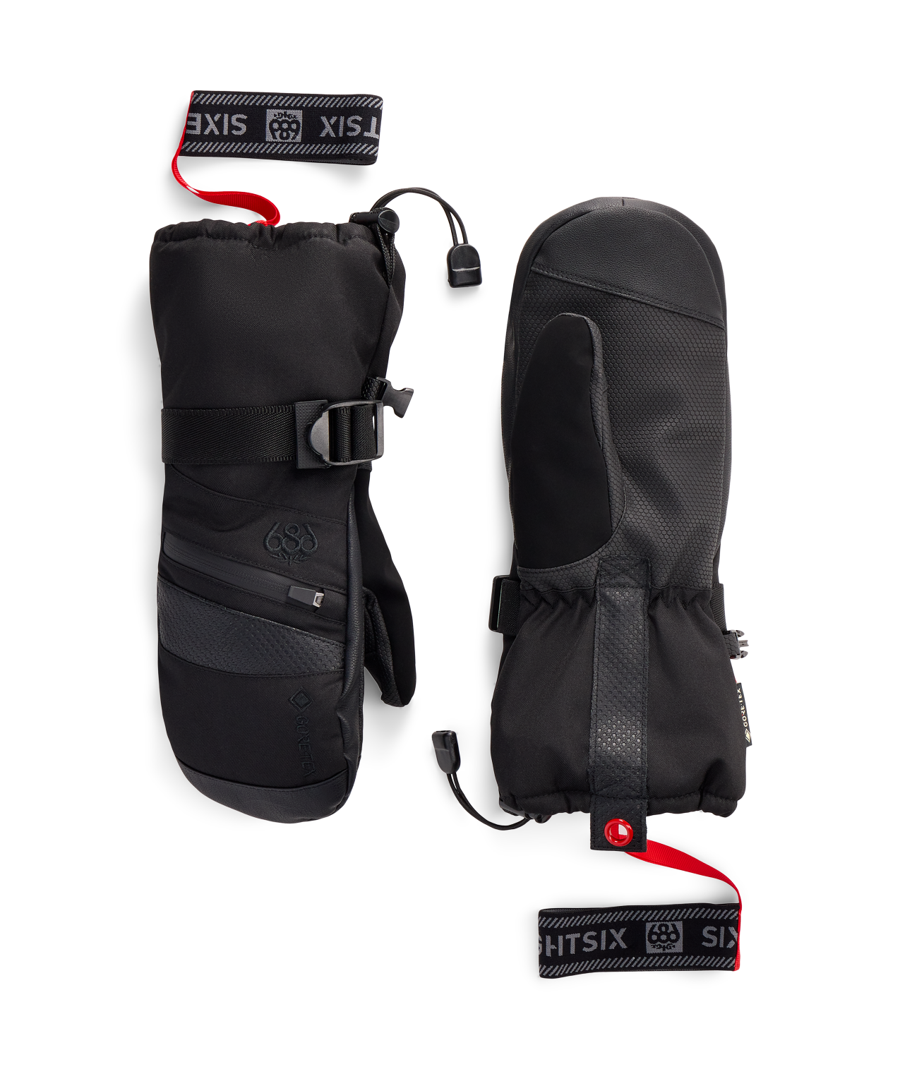 WOMENS GORE-TEX SMARTY® 3-in-1 GAUNTLET MITT - BLACK