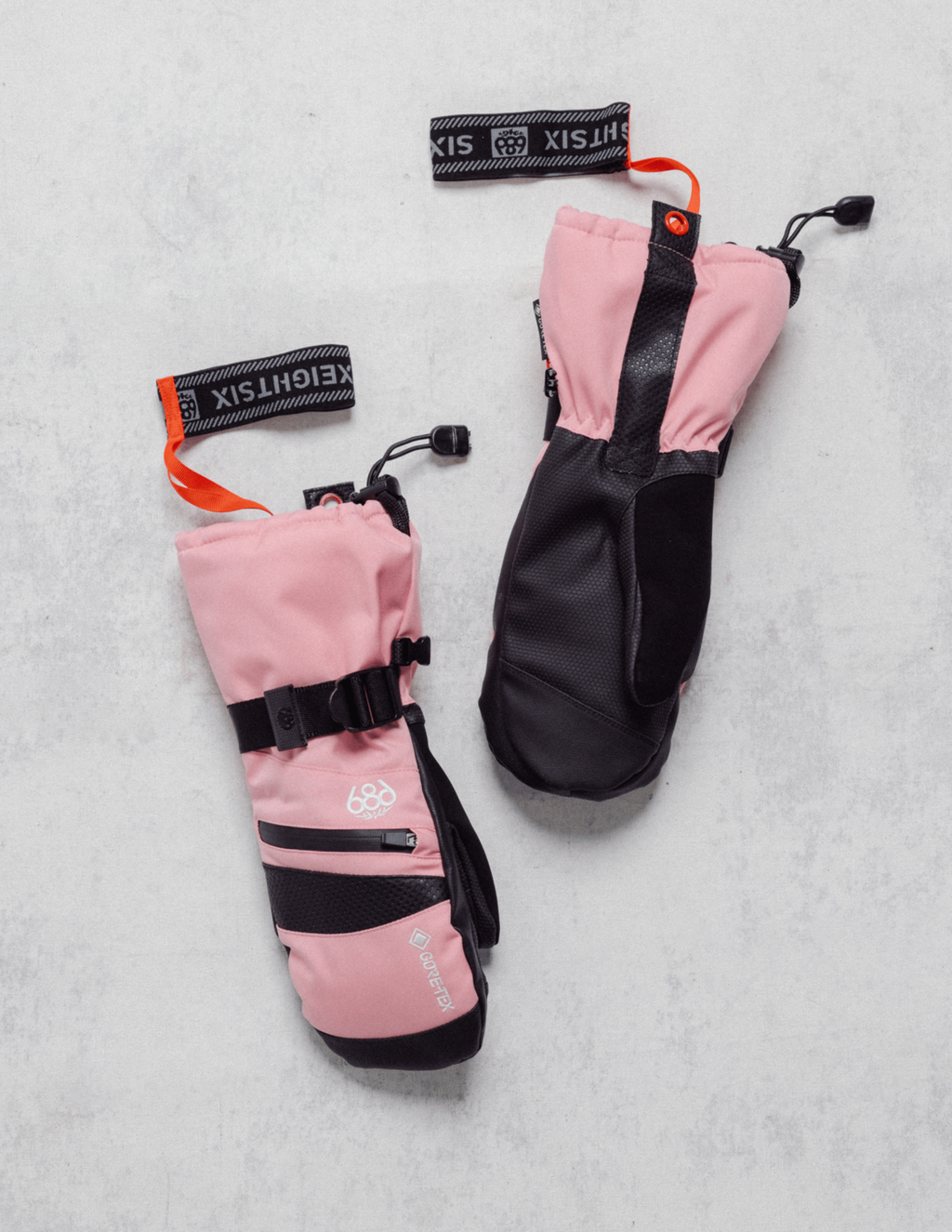 WOMENS GORE-TEX SMARTY® 3-in-1 GAUNTLET MITT - GERANIUM PINK