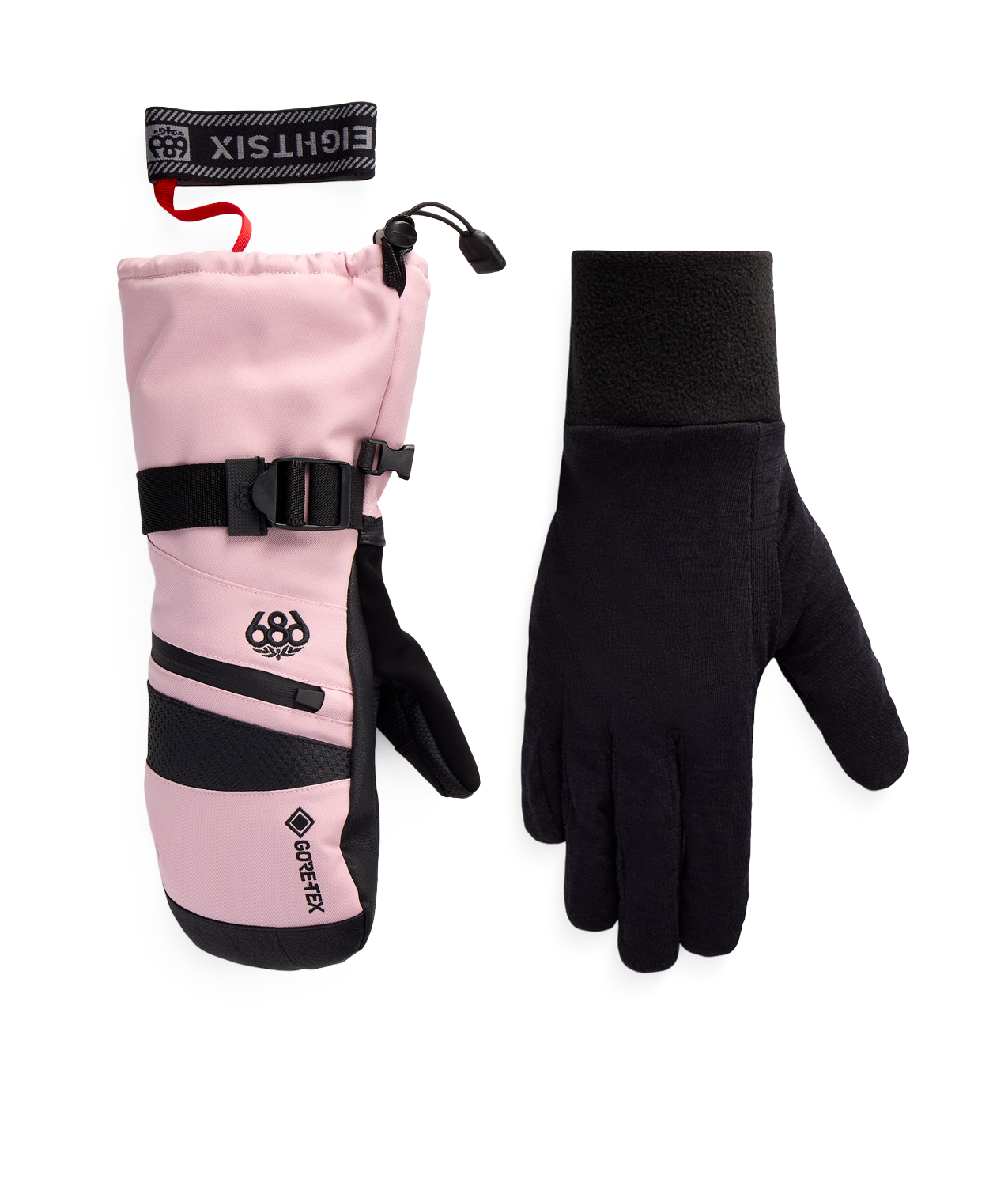 WOMENS GORE-TEX SMARTY® 3-in-1 GAUNTLET MITT - SMOKEY LILAC