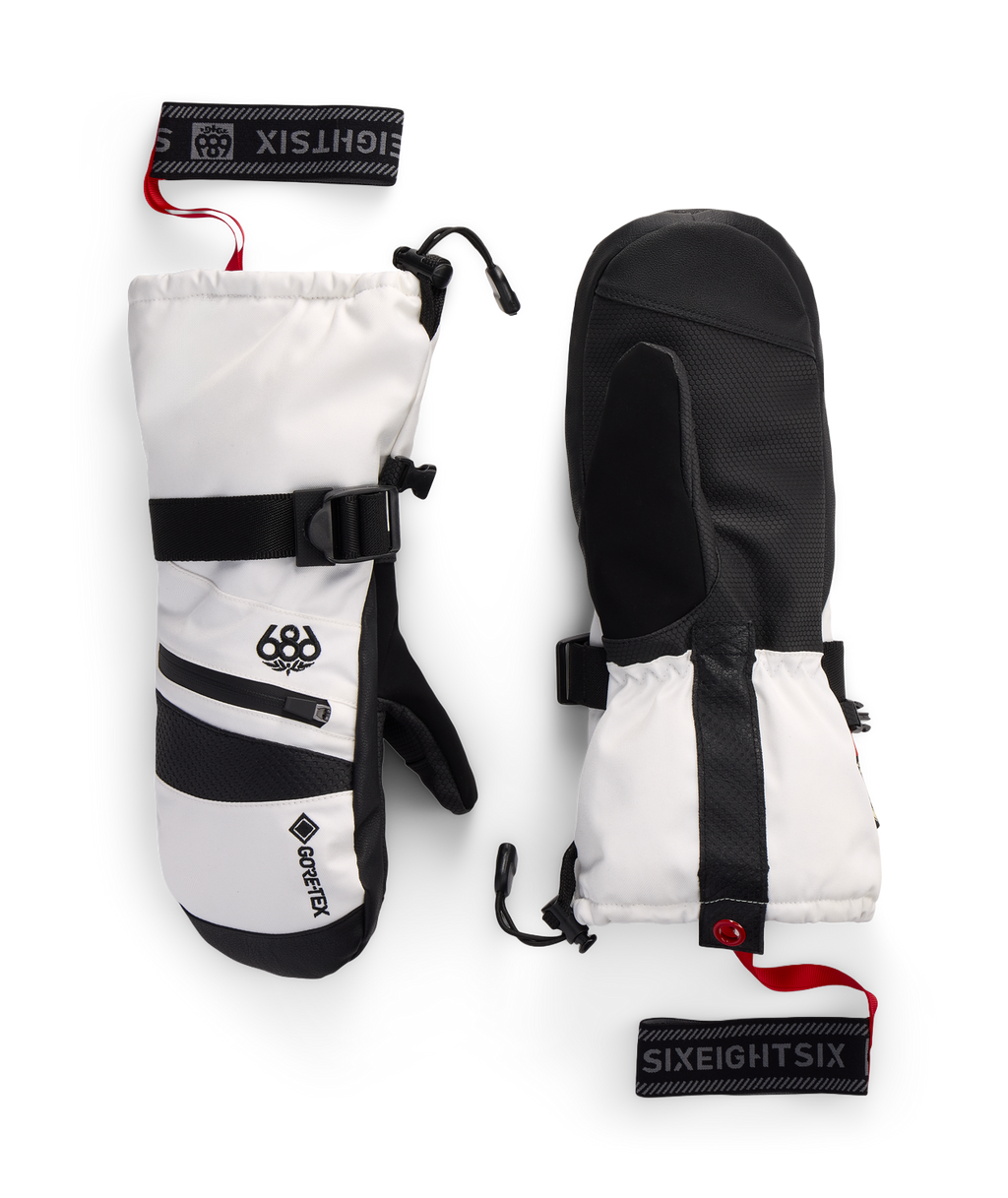 WOMENS GORE-TEX SMARTY® 3-in-1 GAUNTLET MITT - WHITE