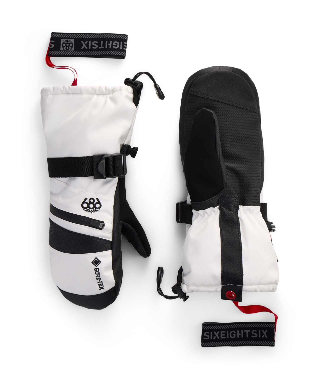 WOMENS GORE-TEX SMARTY® 3-in-1 GAUNTLET MITT - WHITE