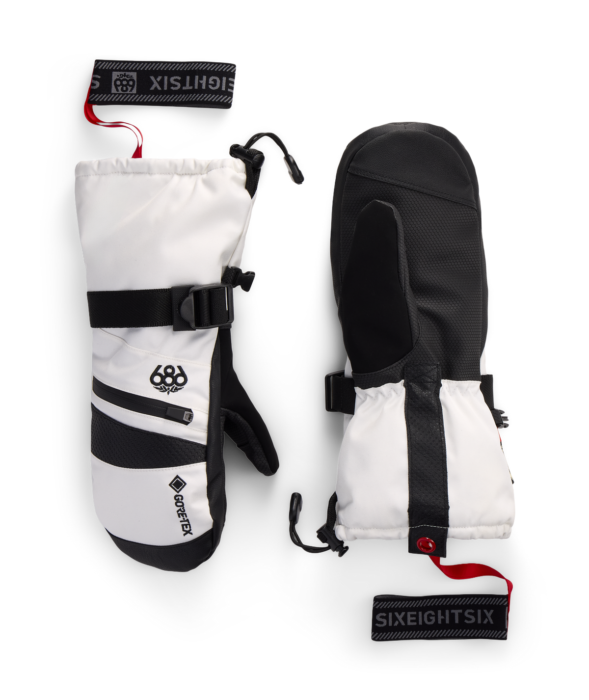 WOMENS GORE-TEX SMARTY® 3-in-1 GAUNTLET MITT - WHITE