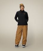 WOMENS THERMAL PUFF INSULATED JACKET - BLACK