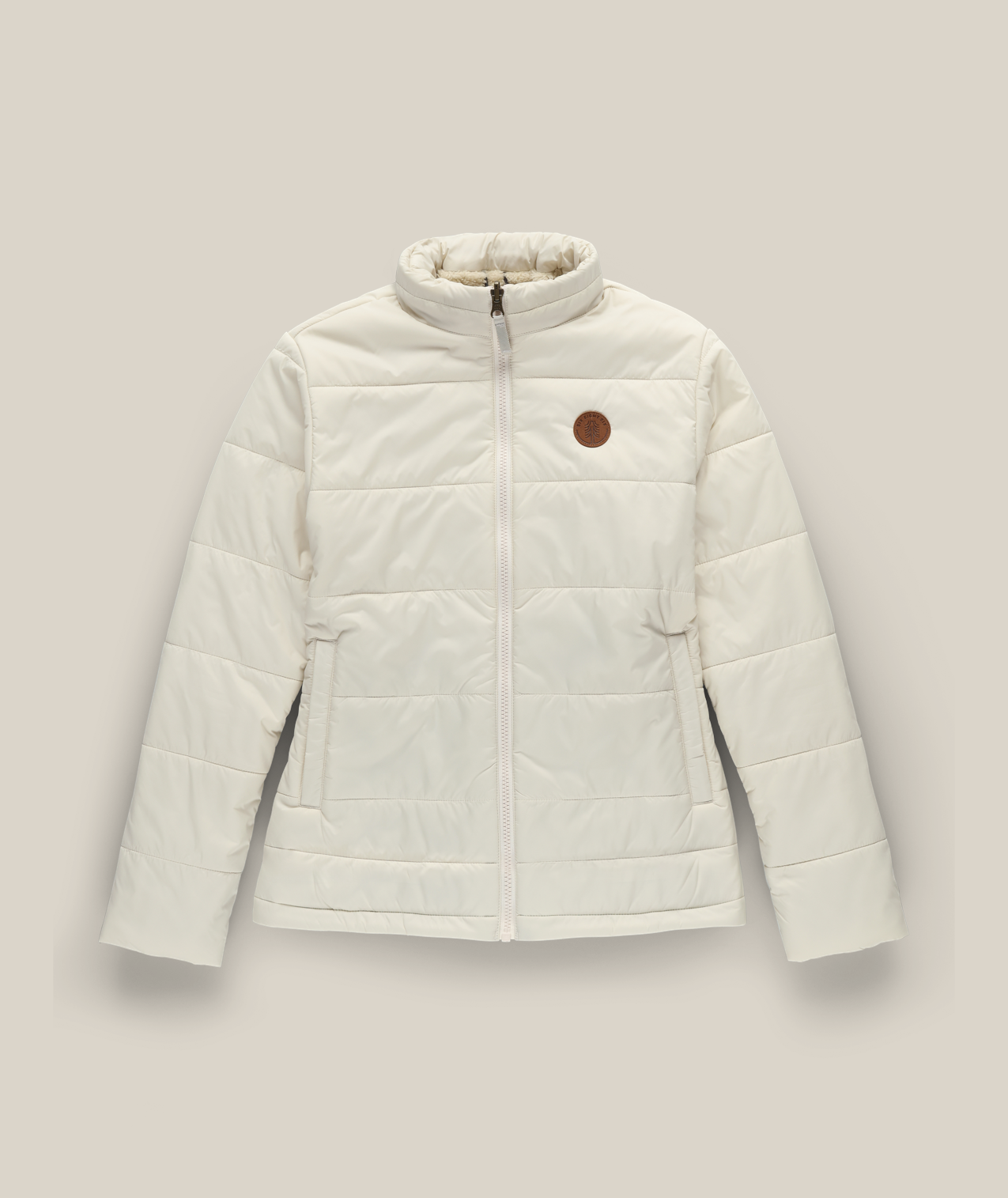 WOMENS THERMAL PUFF INSULATED JACKET - LIMESTONE