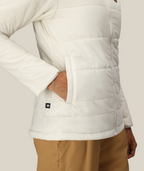 WOMENS THERMAL PUFF INSULATED JACKET - LIMESTONE