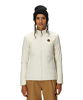 WOMENS THERMAL PUFF INSULATED JACKET - LIMESTONE