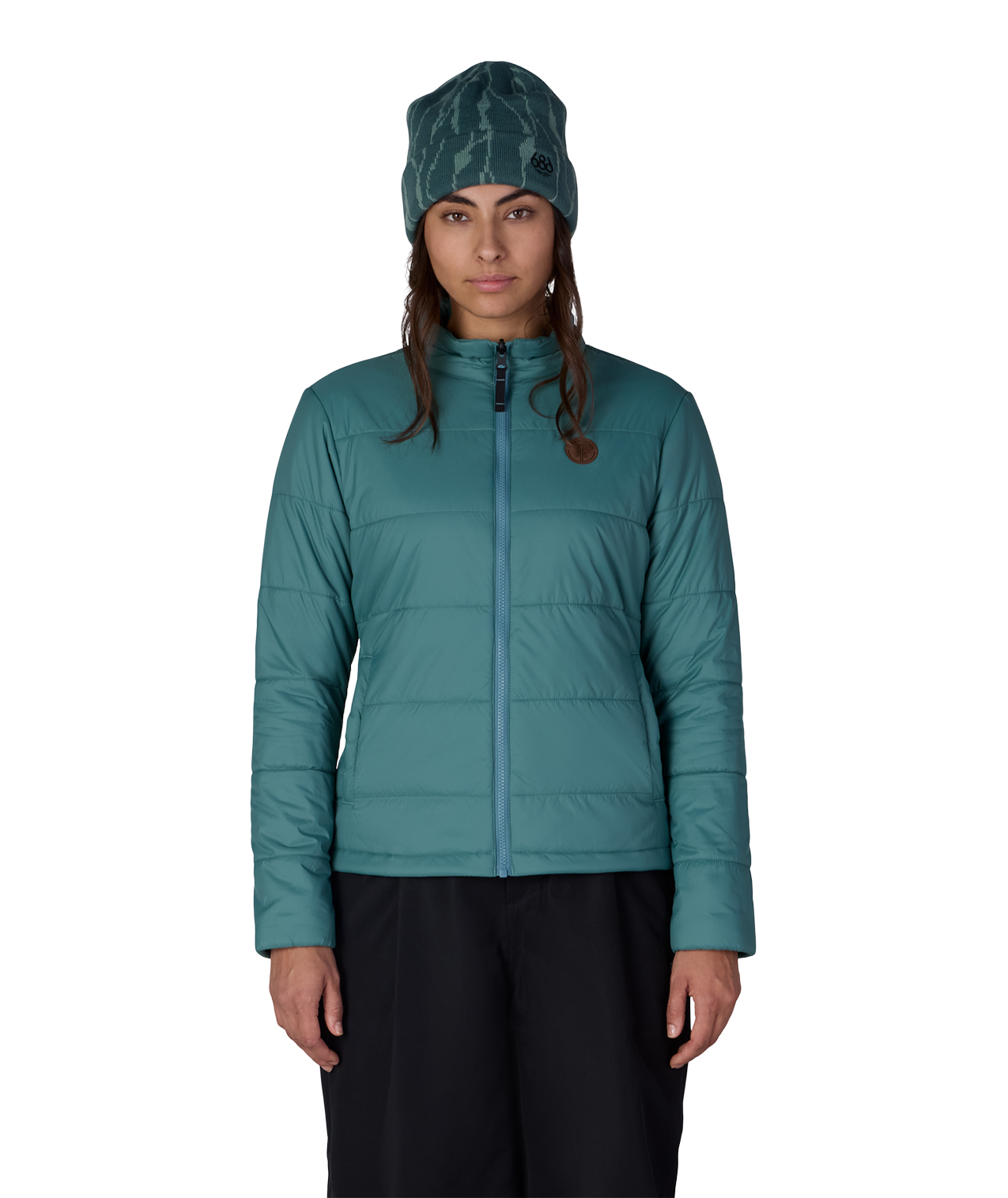WOMENS THERMAL PUFF INSULATED JACKET - PALE FIRN