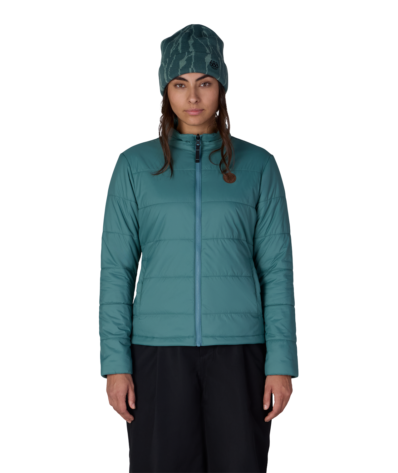 WOMENS THERMAL PUFF INSULATED JACKET - PALE FIRN