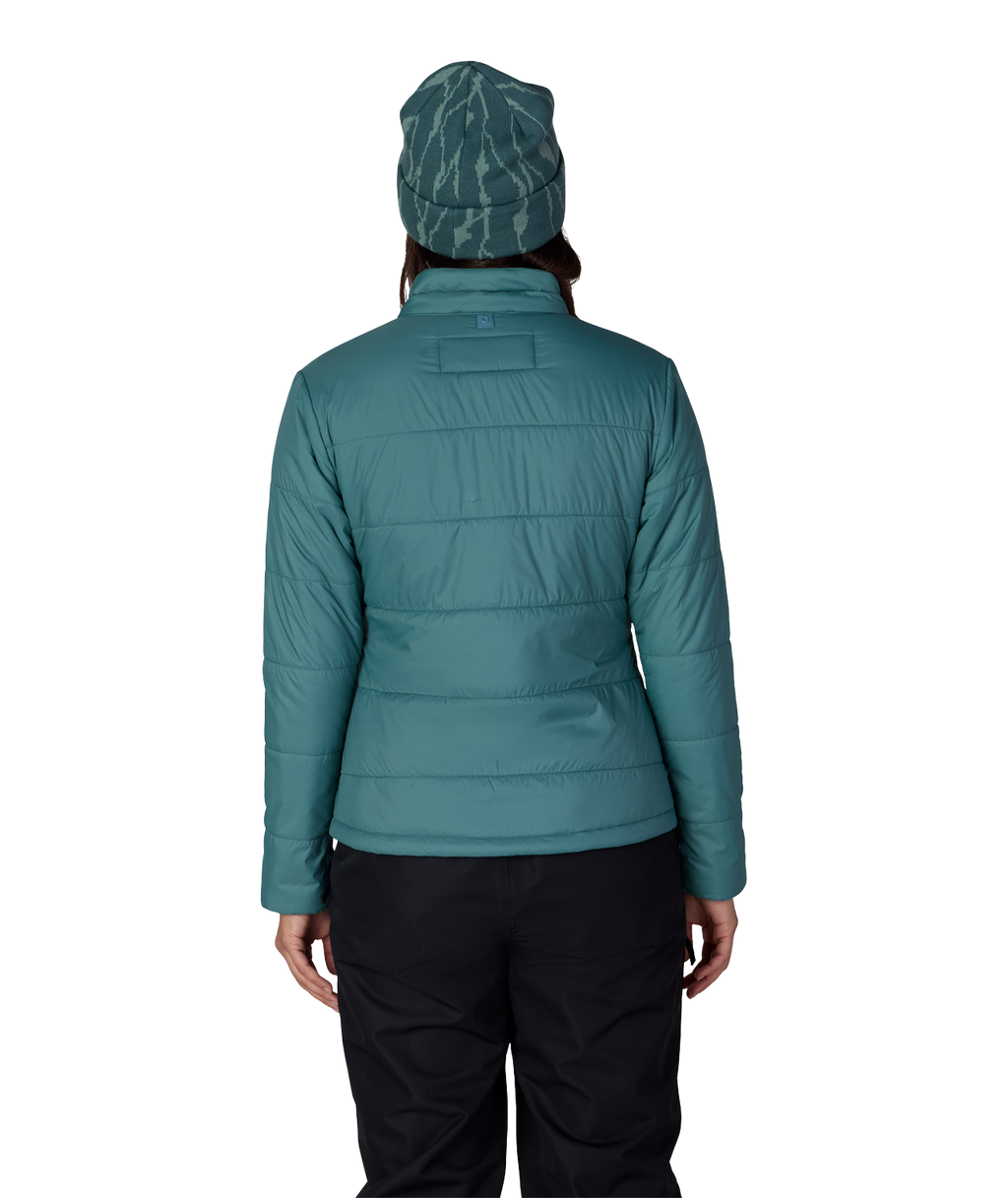 WOMENS THERMAL PUFF INSULATED JACKET - PALE FIRN