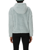 WOMENS SHERPA HOODY - DUSTY MARINE