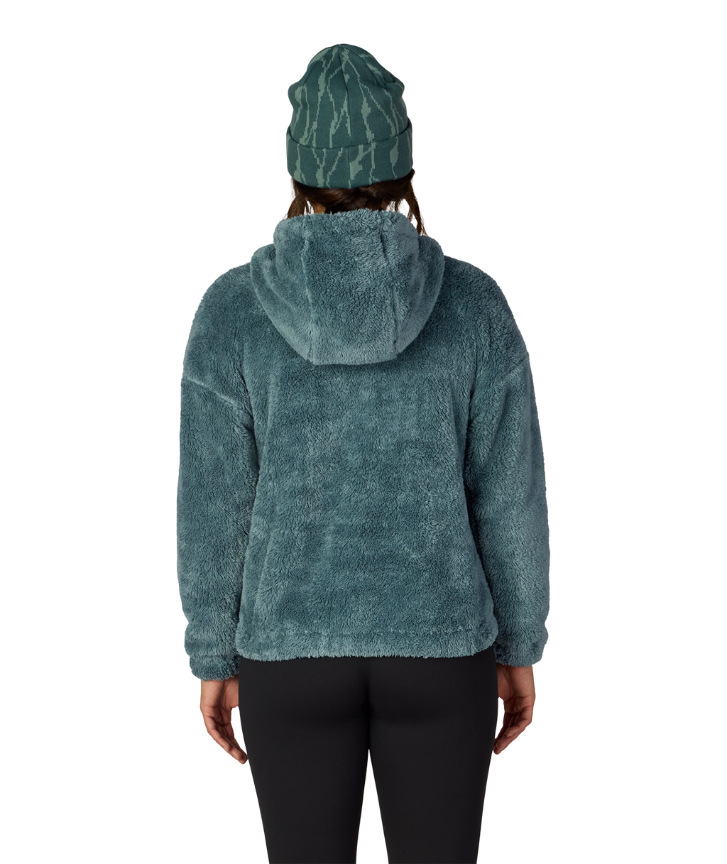 WOMENS SHERPA HOODY - PALE FIRN