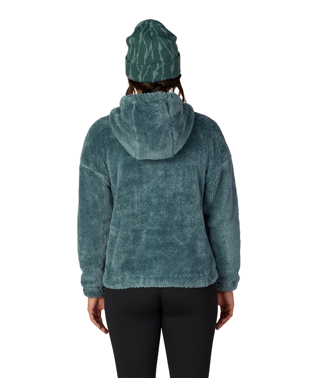 WOMENS SHERPA HOODY - PALE FIRN