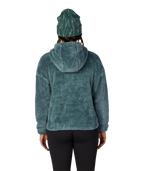 WOMENS SHERPA HOODY - PALE FIRN