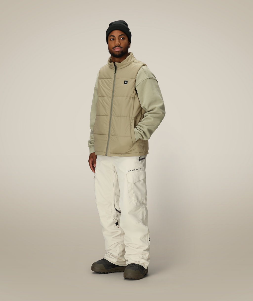 MENS RODEO™ PUFFER INSULATED VEST - SAGE