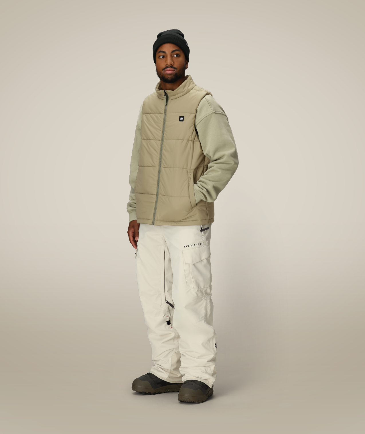 MENS RODEO™ PUFFER INSULATED VEST - SAGE