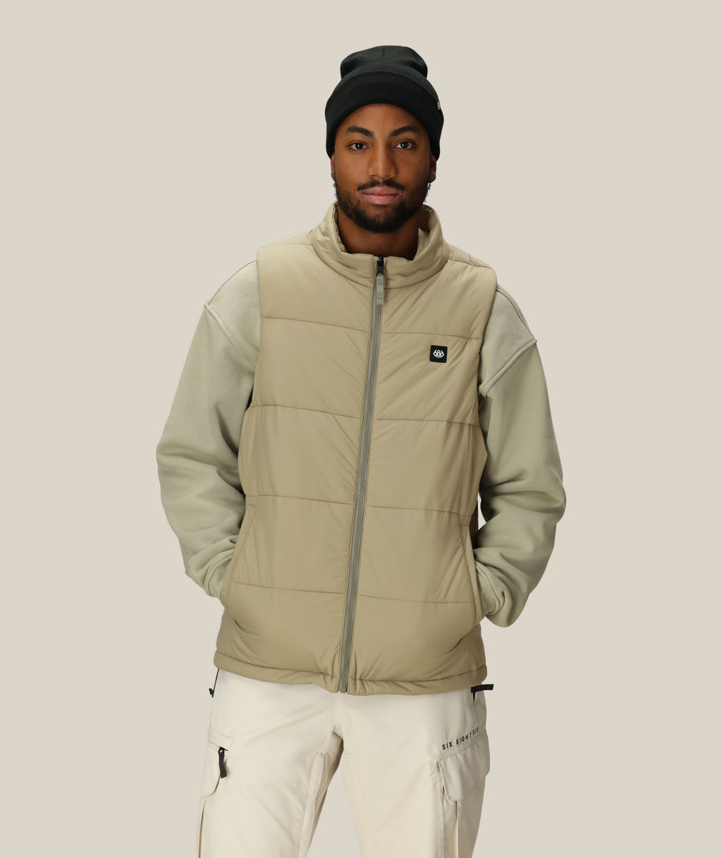 MENS RODEO™ PUFFER INSULATED VEST - SAGE