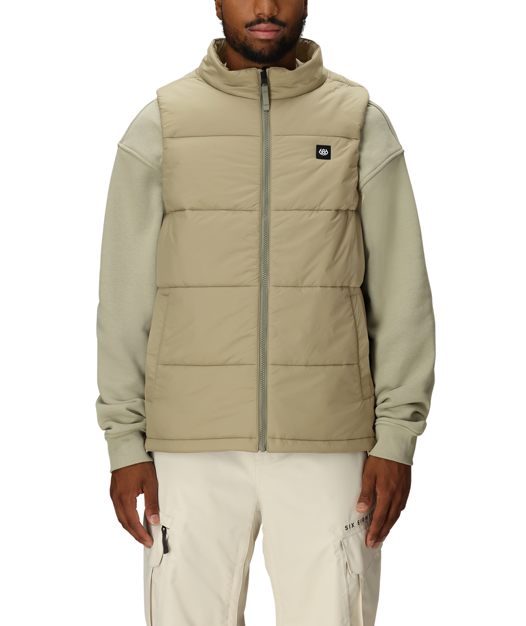 MENS RODEO™ PUFFER INSULATED VEST - SAGE