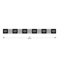 MAGNETIC LOGO REPEAT STRIP - ASSORTED
