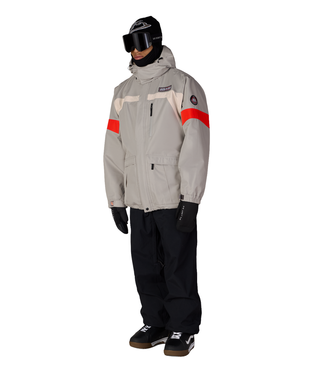 MENS 2001 LOGIC JACKET - LIGHT GREY COLORBLOCK