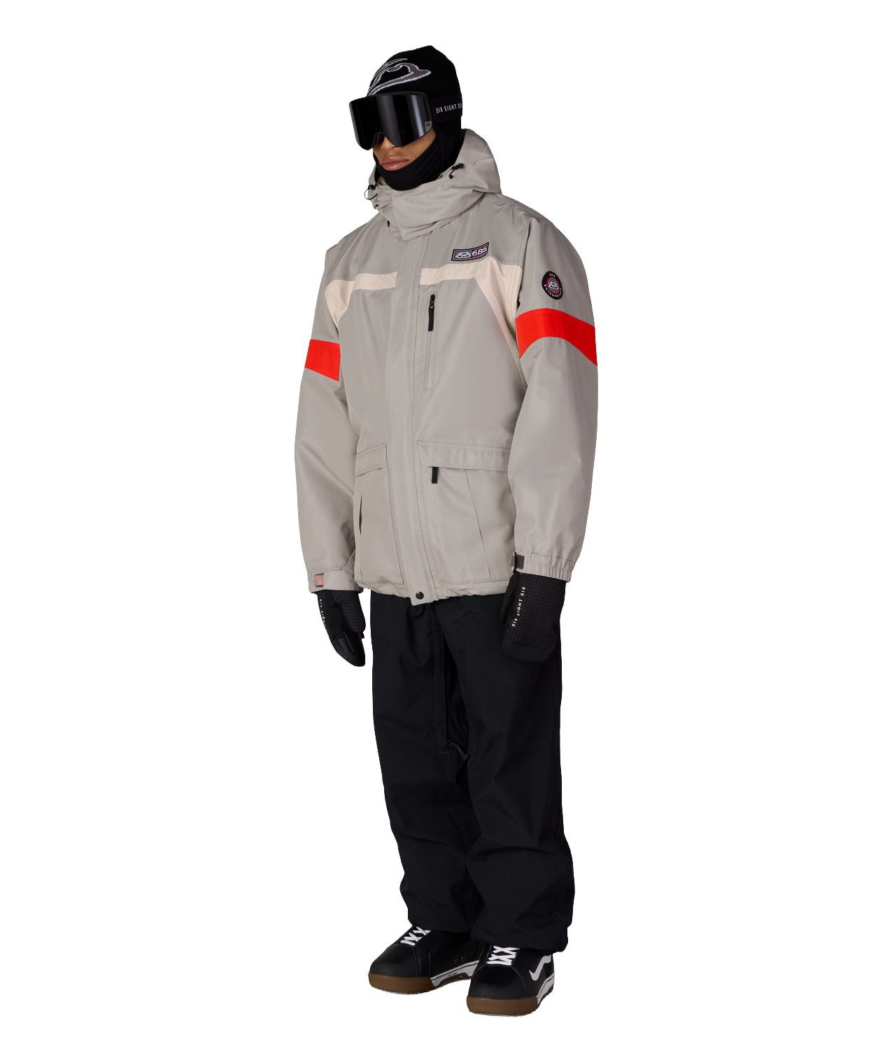 MENS 2001 LOGIC JACKET - LIGHT GREY COLORBLOCK