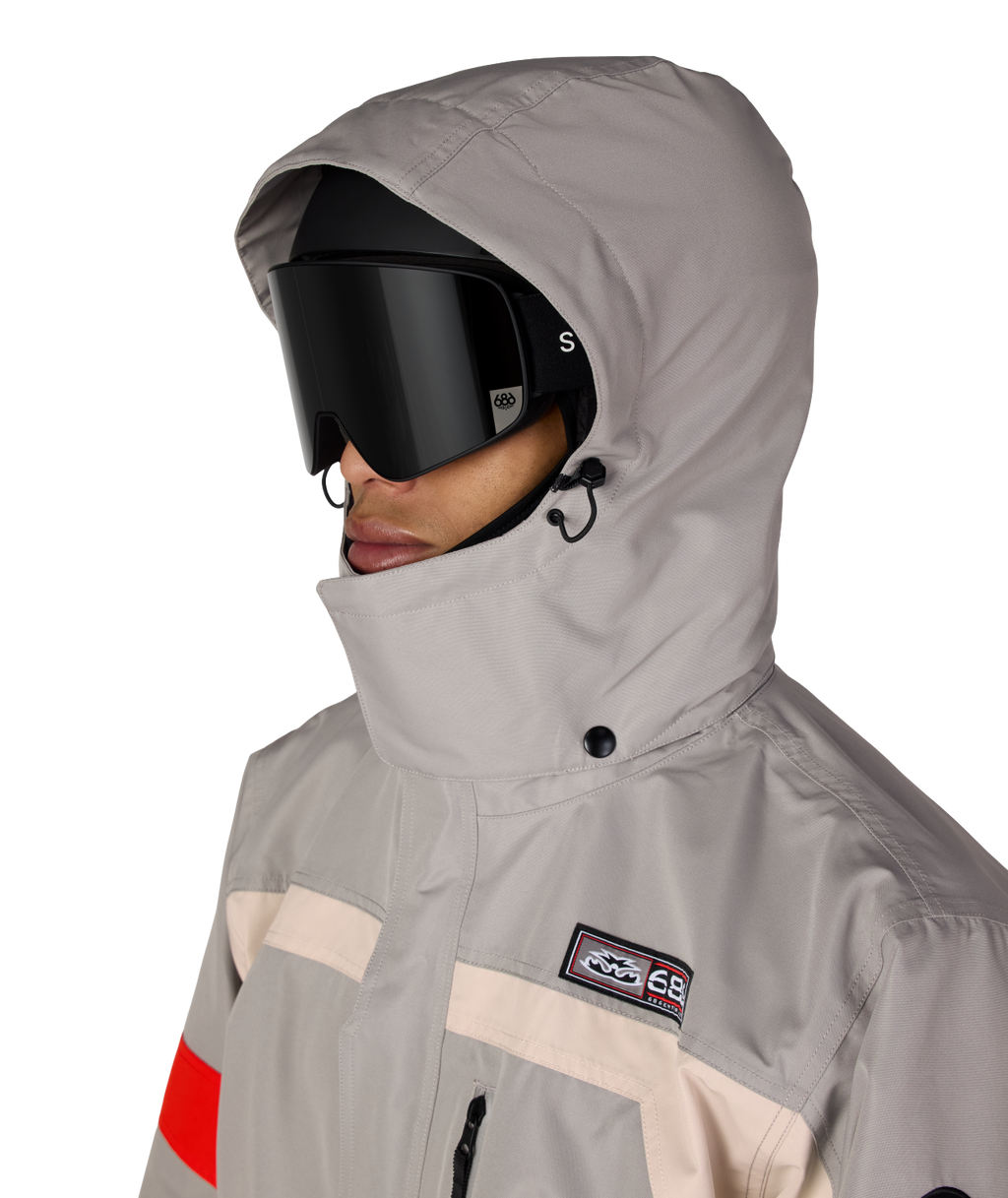 MENS 2001 LOGIC JACKET - LIGHT GREY COLORBLOCK