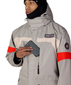 MENS 2001 LOGIC JACKET - LIGHT GREY COLORBLOCK