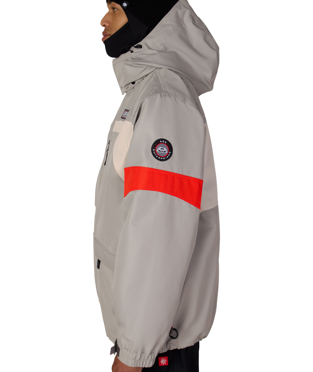 MENS 2001 LOGIC JACKET - LIGHT GREY COLORBLOCK