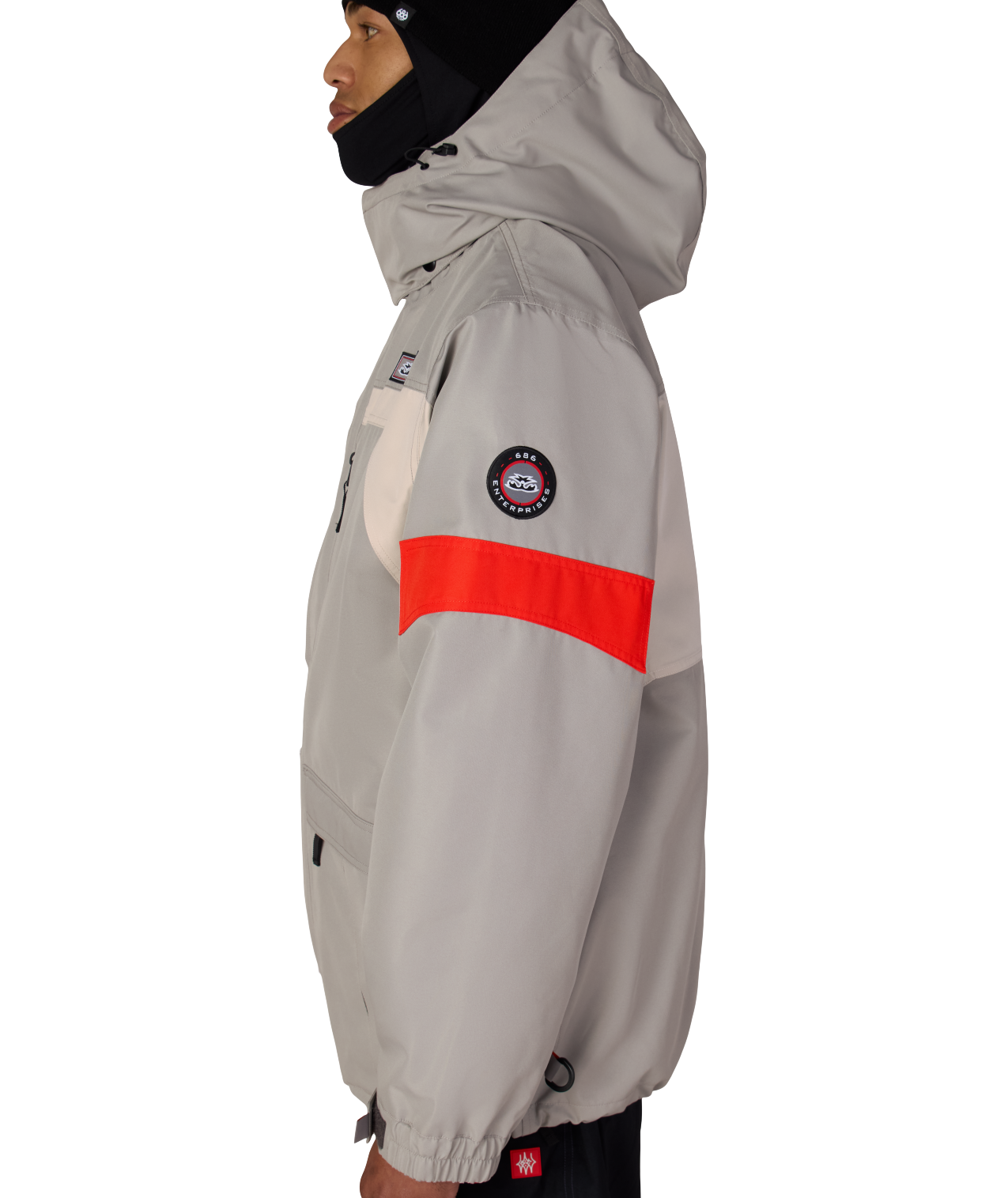 MENS 2001 LOGIC JACKET - LIGHT GREY COLORBLOCK