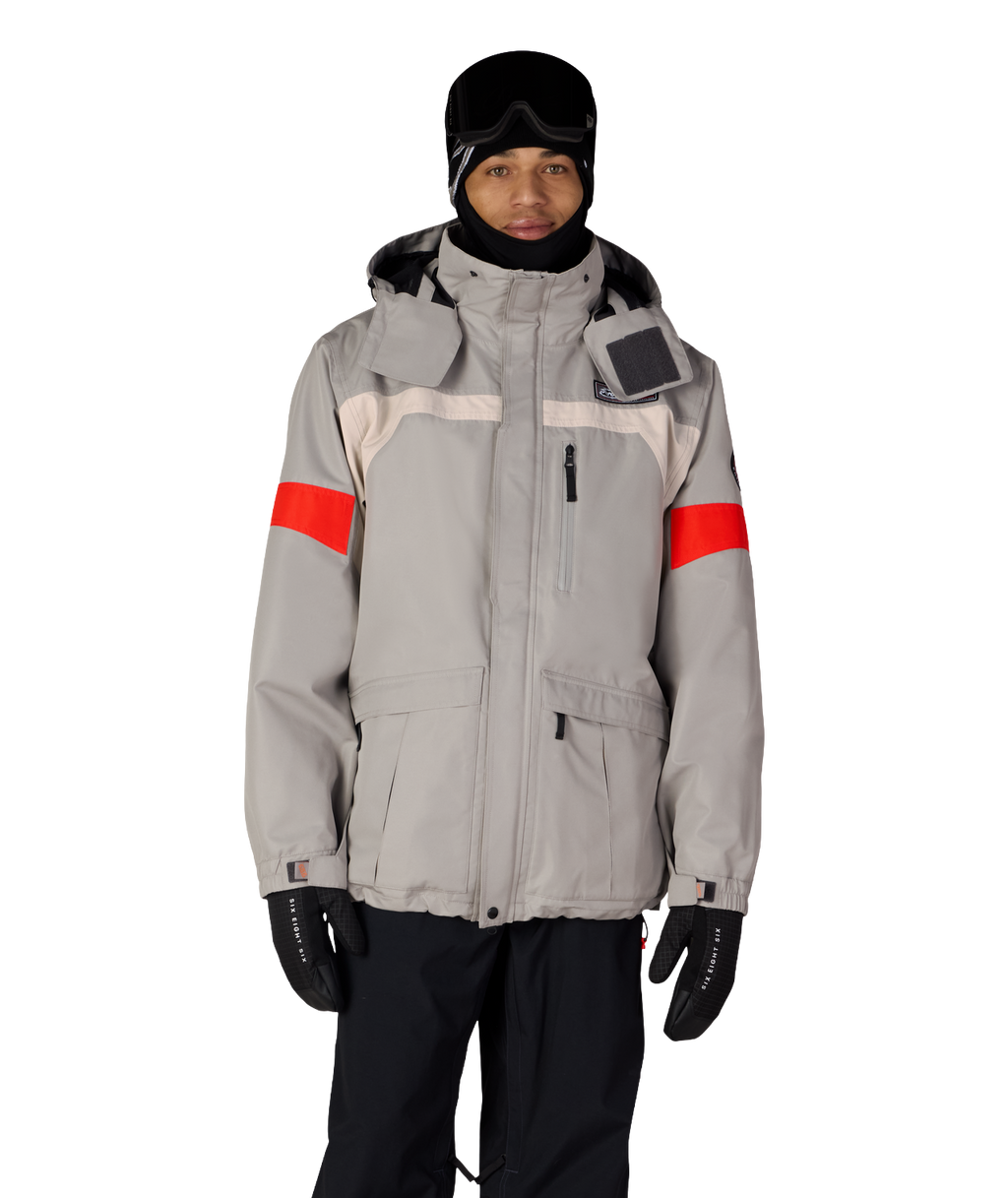 MENS 2001 LOGIC JACKET - LIGHT GREY COLORBLOCK