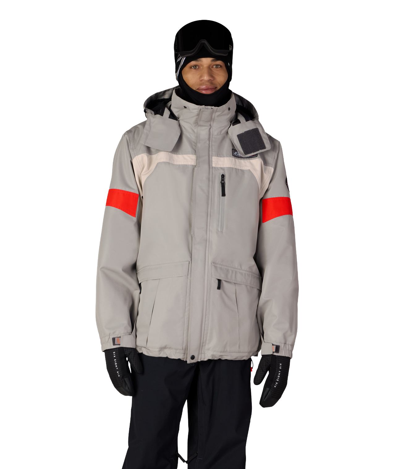 MENS 2001 LOGIC JACKET - LIGHT GREY COLORBLOCK